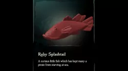 Sea Of Thieves Splashtail Mounted Fish