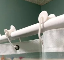 Shower Curtain Roller and Ring