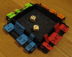 shut the box / trick-track / klappbrett