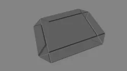 Simple flat foldable box