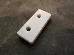 Spacer block pool gate 1/2" glass