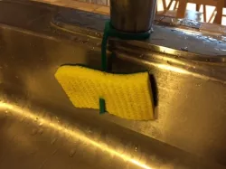 Sponge holder for sink