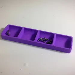 Stackable screw tray