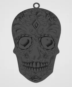 Sugar Skull Christmas Ornaments with hooks
