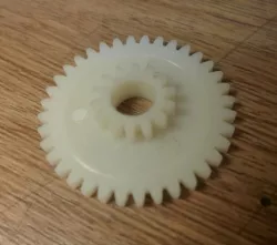 TEAC VRDS tray idler gear 2-step gear