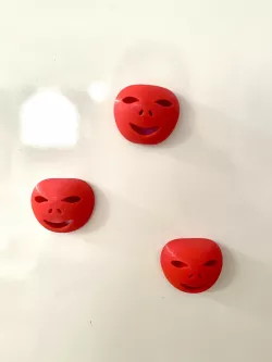 Tomato Face - Fridge Magnet