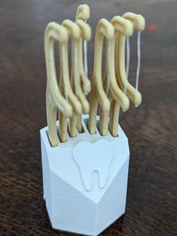 Q-Tip Case Upgrade (Floss Picks) by Ecwag, Download free STL model