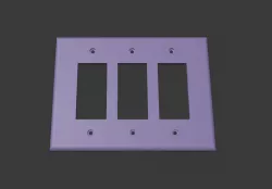 Triple Light Switch Cover
