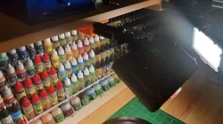 Under-shelf mount for work lamp