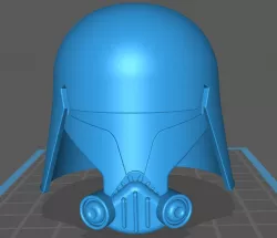 Version 2 realistic Snow Clone / Flame Clone Trooper helmet in 1:12 , 1:6 and 1:1 scale Star Wars