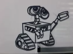 Wall-E Stencil