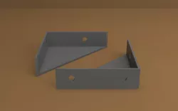 Wall shelf brackets