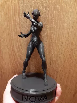 Warframe Nova Atomica Statue