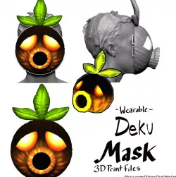 Wearable Deku Mask