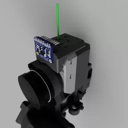 Z'Orbiter filament sensor cover with ADXL345 mount