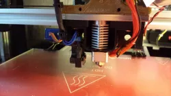 Z Probe Servo Mount for MakerFarm Prusa i3v for Auto Bed Leveling (HXT900) 