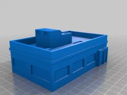 1/100 scale (15mm) low detail Buildings