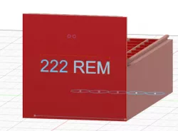 222 REM bullet box