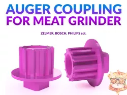 AUGER COUPLING FOR MEAT GRINDER