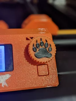 Bear Paw LCD Control Knob