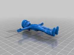 Blippi Long Hair (No holes - Printable)