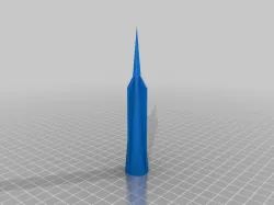 Blow Dart Re-scalable for .22 or .177 air gun