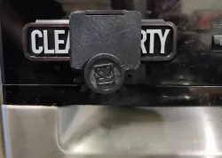 Clerty - Mechanical Dishwasher Sign Filament Change version