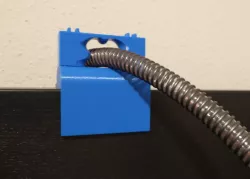 CPAP holder for IKEA bed V2.