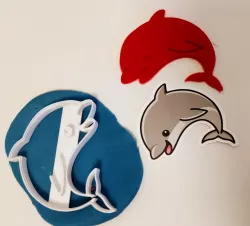 Dolphin cookie cutter