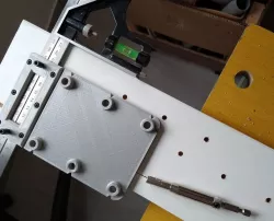 Drill guide for shelf pins