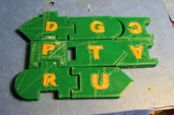 Dual Extrusion DNA Tiles