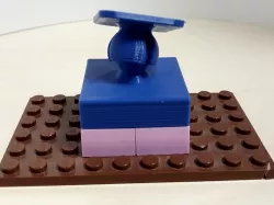 Duplo Lego Wood - Hot Wheel Track Adaptor