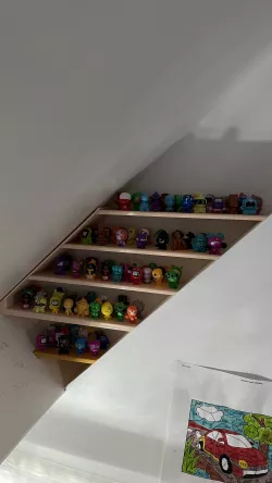 Etagères sous charpente / 45° Shelf