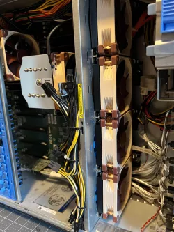 Fan bracket for Supermicro SC747