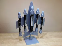 Fighter with markers
