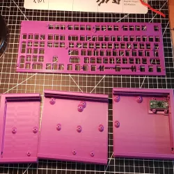 Full custom 104 Keyboard, Case + Plate