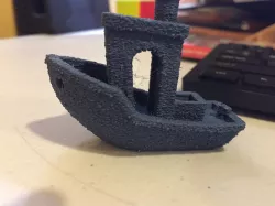 Fuzzy 3d benchy