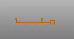 G scale LGB track wire holder