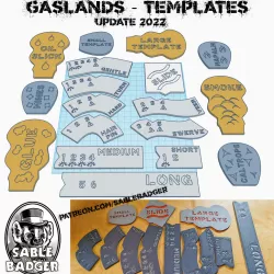Gaslands - Movement Templates 2022