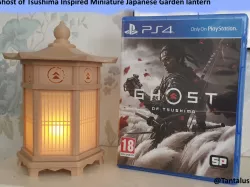 Ghost of Tsushima Inspired Miniature Japanese Garden lantern