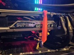 Graphic card tie