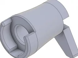 Hakko T12 adapter for the TS100 Soldering Iron Step + Fusion 360 files