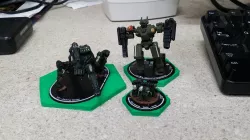 Hex Base Adapters for MechWarrior Click Bases