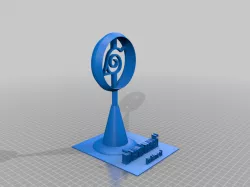 hidden leaf village headphone holder  