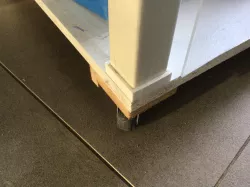 IKEA table leg holder