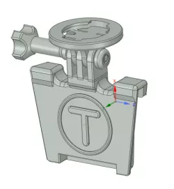 Isofix to Gopro or Garmin Adapter 