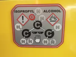 Isopropyl Alcohol Danger Sign