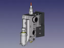 JGAurora A5 E3D drag knife mount [vinyl cutter]