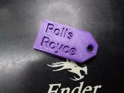 Key Tag Rolls Royce