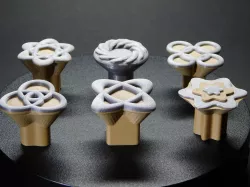 Knobs and handles for doors and drawers